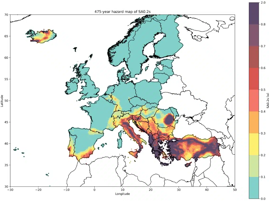 475 year hazard map - katrisk earthquake